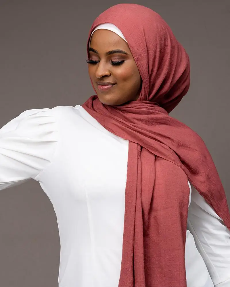 MOTIVE FORCE 2024 Custom Fashion High-quality Plain Dubai Arab UAE Woman Elegant Muslim Sport Hijab Hijab Muslim Muslim