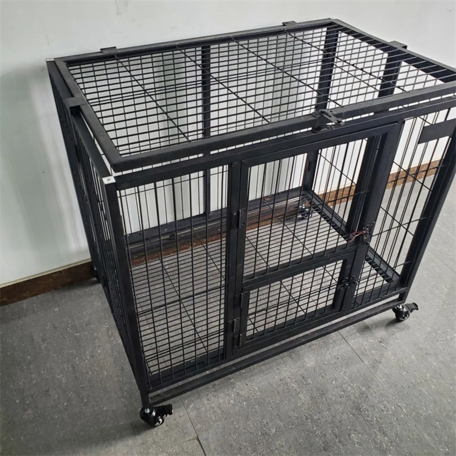 Niche Chien Animal Pet Cat House Stainless Steel Aviary Bird Large Dog Kennel Cage Outdoor For Sale Small Breed