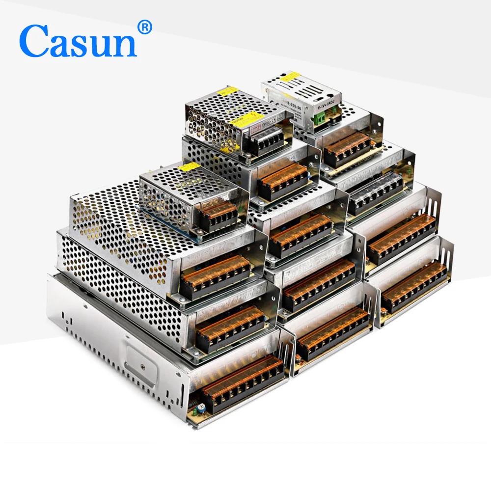 Switching Power Supply 12v 24v 36v 48v  Casun power supply for stepper motor nema8 nema11 nema14 nema17 nema23 nema24 nema34