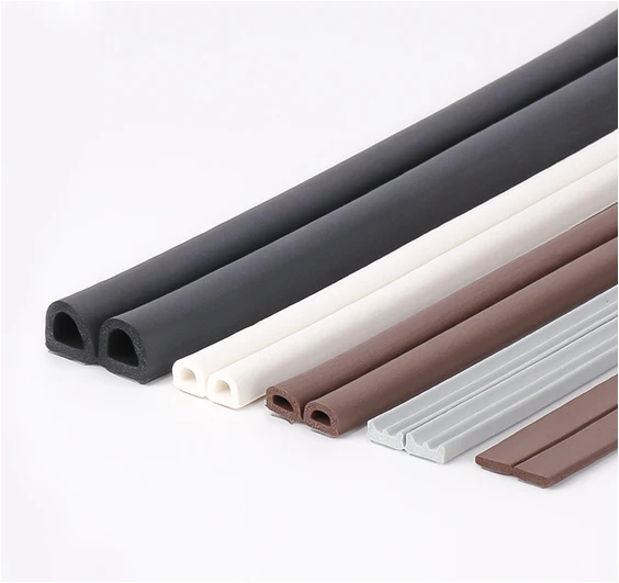 P E I D shaped doors Rubber Elastic Weather sealing strip self-adhesive EPDM foam seal strips