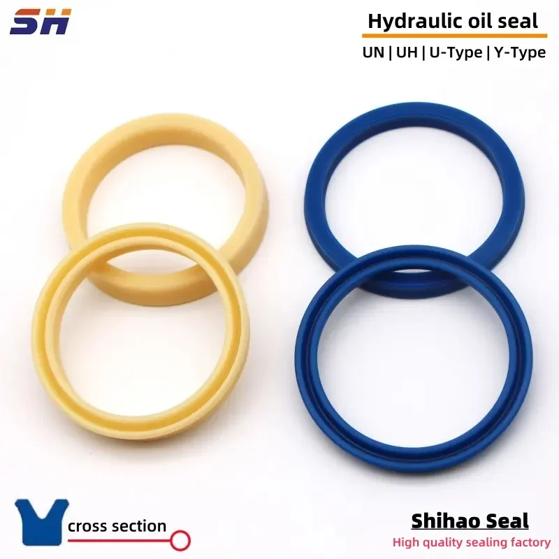 Xingtai shihaoHydraulic Cylinder Oil Seal UN UHS DHS ODI ODU J type oil seals