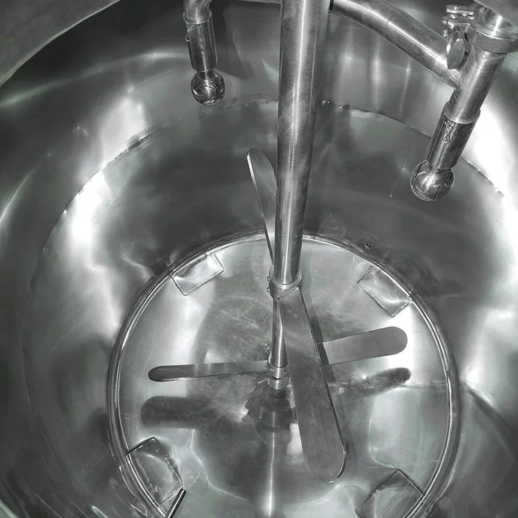 Food Grade SS304 Stainless Steel 304 1200L Steam Heating Mixing Tank For Mixing Wasabi Powder With Water