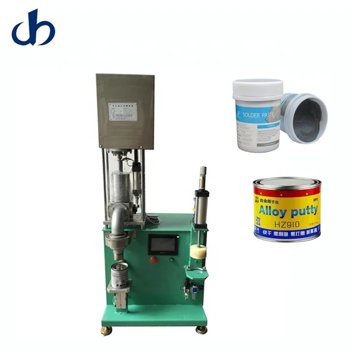 300G  Plastic Jar Semi automatic Filling Machine For  Solder Paste