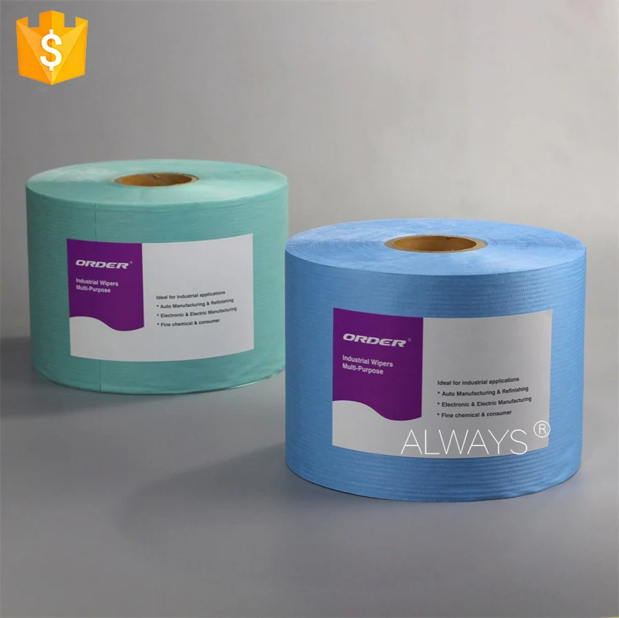 Automotive repair paint Perforated Roll cellulose polyester First Tack cleaning Rag