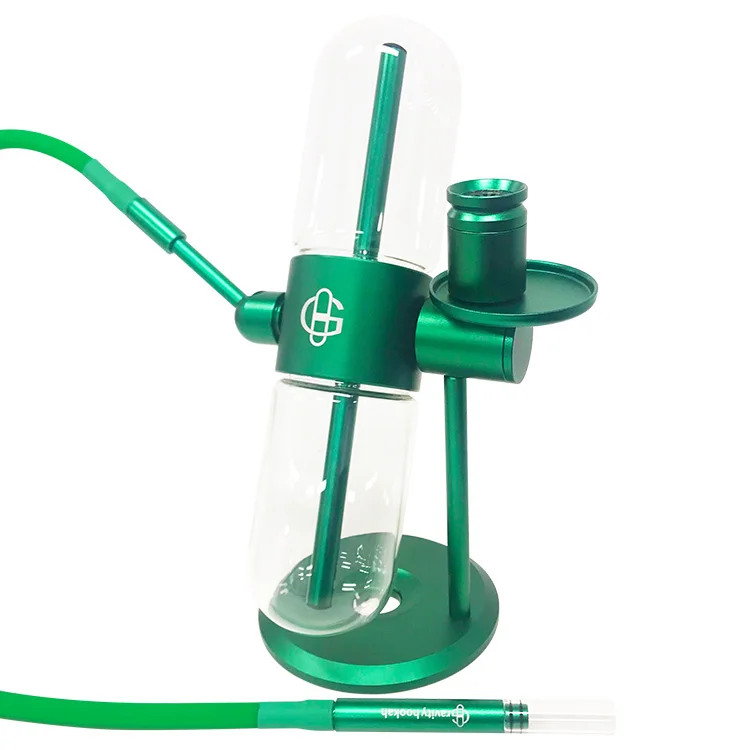 Custom Brand Gravity Hookah Shisha For Gravity Hookah 360 Green Hato Gravity Hookah Glass