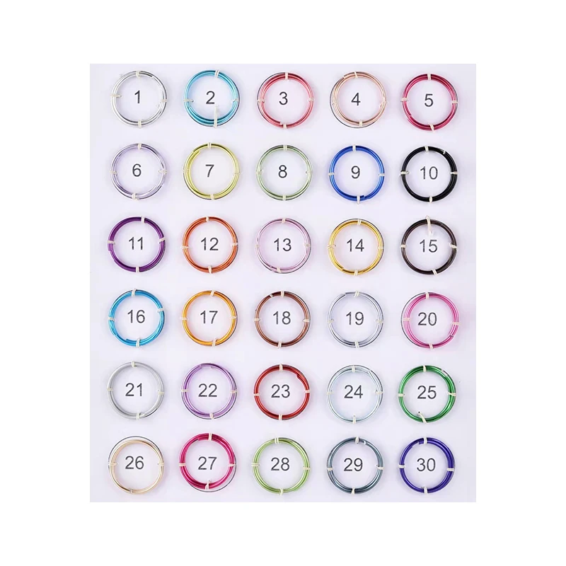 Aluminum Craft Wire Enameled Various Bonsai Wire Craft Color Aluminum Soft DIY Jewelry Making Aluminum wire