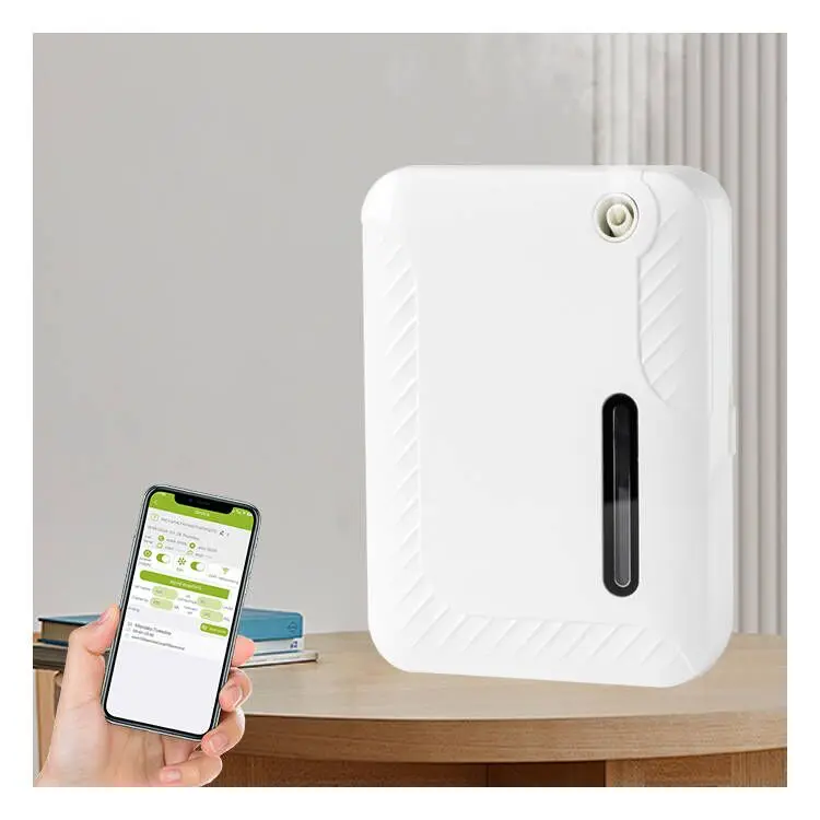 Personal Small Area White Plastic Smart Automatic Spray Air Freshener Oil Based Fragrance Oil Aroma Scent Diffuser