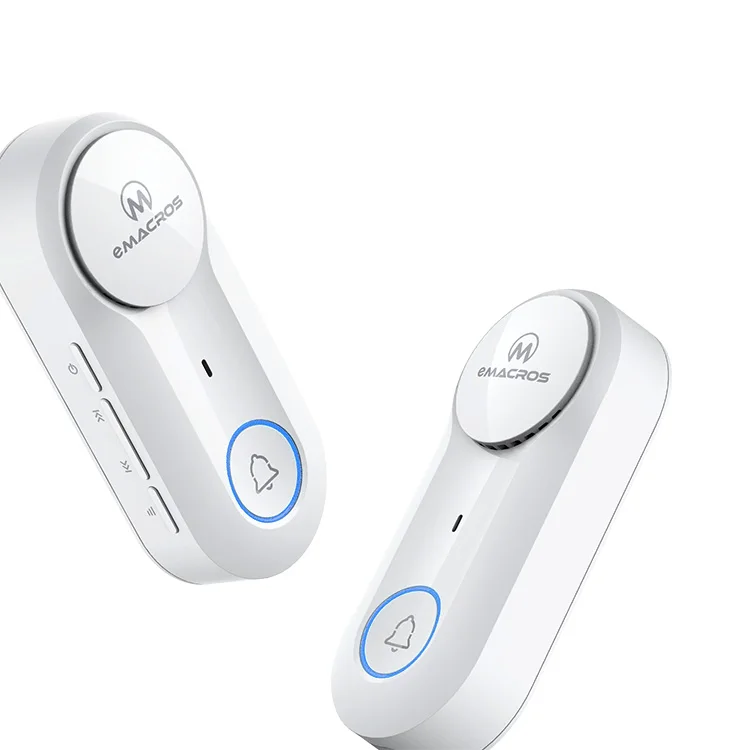 EMACROS New Product Intercom Door Bell Ring Wireless With Voice Intercom 2 Way Talk