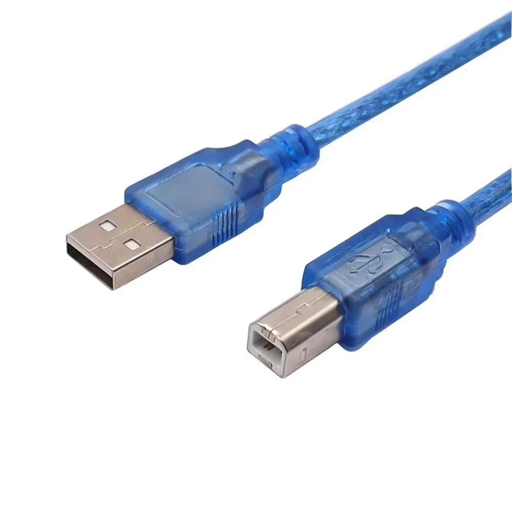 USB High Speed 2.0 A To B Male Cable for Canon Brother Samsung Hp Epson Printer Cord 0.5m