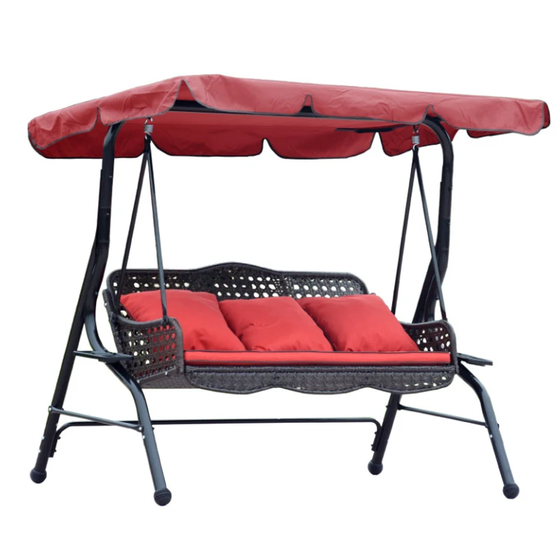 Villa courtyard swing chair three egg cane chair adults and children can use the swing hot sales can be customized