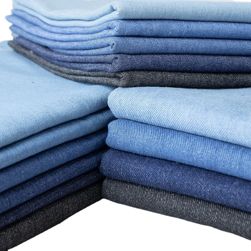 Manufacturers direct mixed denim stock 8-14 oz indigo stretched best price