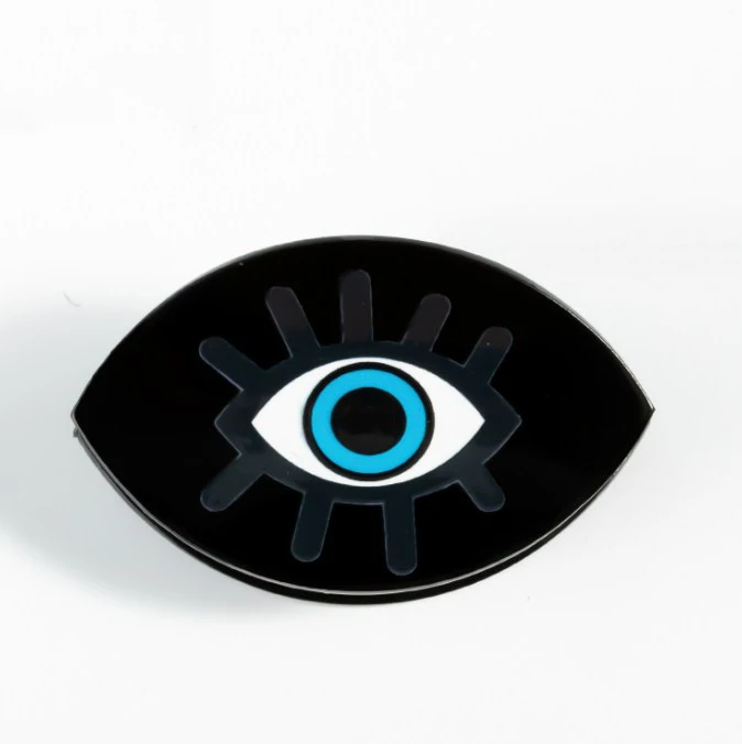 Stylish simple personality demon Eye hair claw