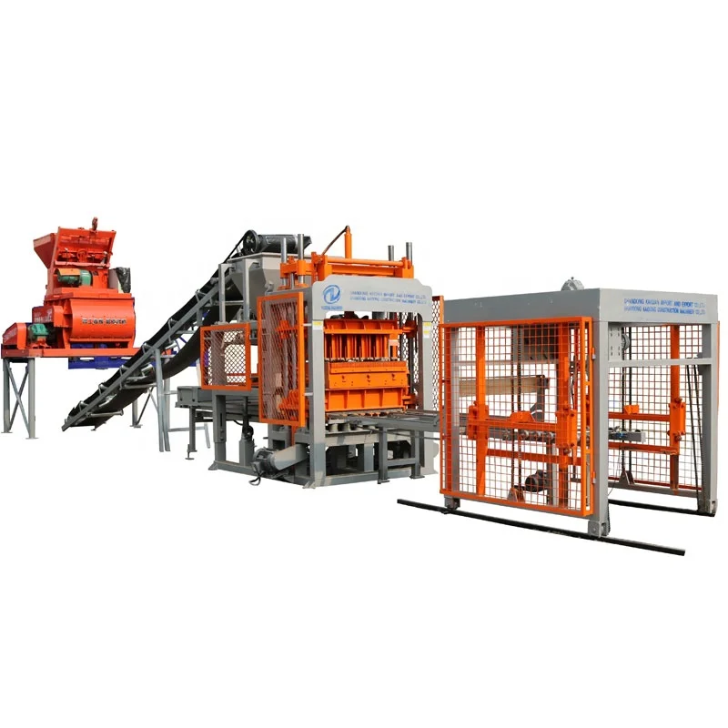 Hot sale automatic operation QT 5-15 china brick making machine cement block making machine