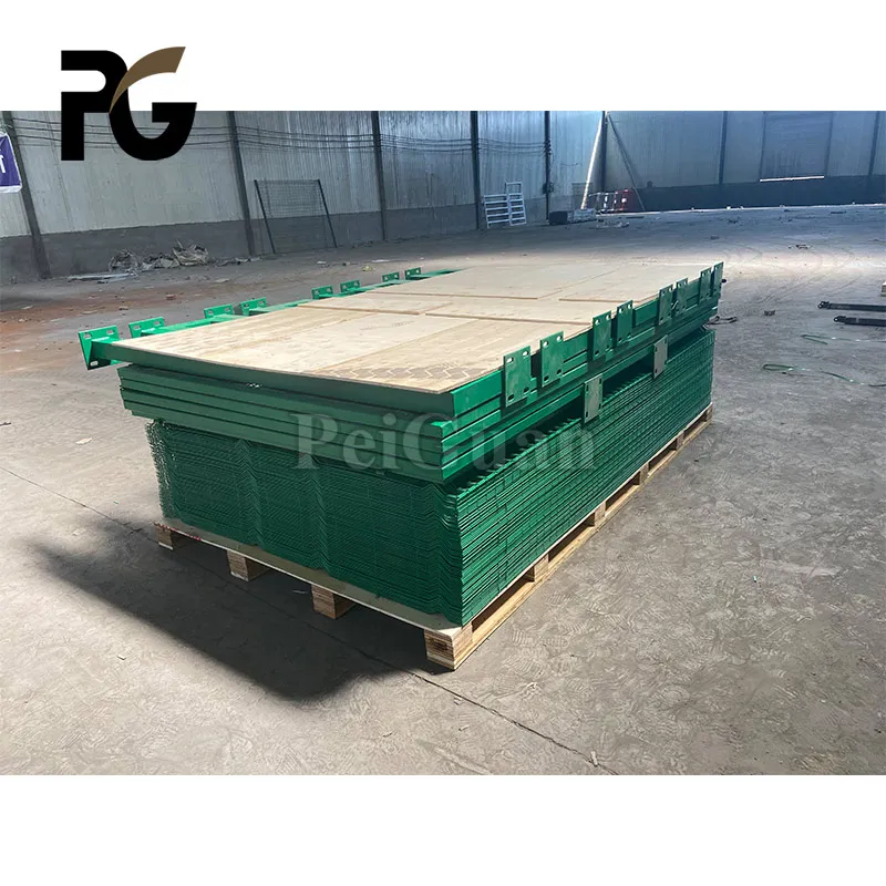 Easily Assembled Hot Sale Green Pvc Coated Steel Metal Garden Fencing 3d Fence
