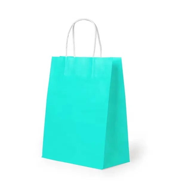 Kraft Paper Gift Bag With Handles, Paper Bag Thank You Bags for Boutique, Personalizadas Bolsas de papel kraft al por mayor