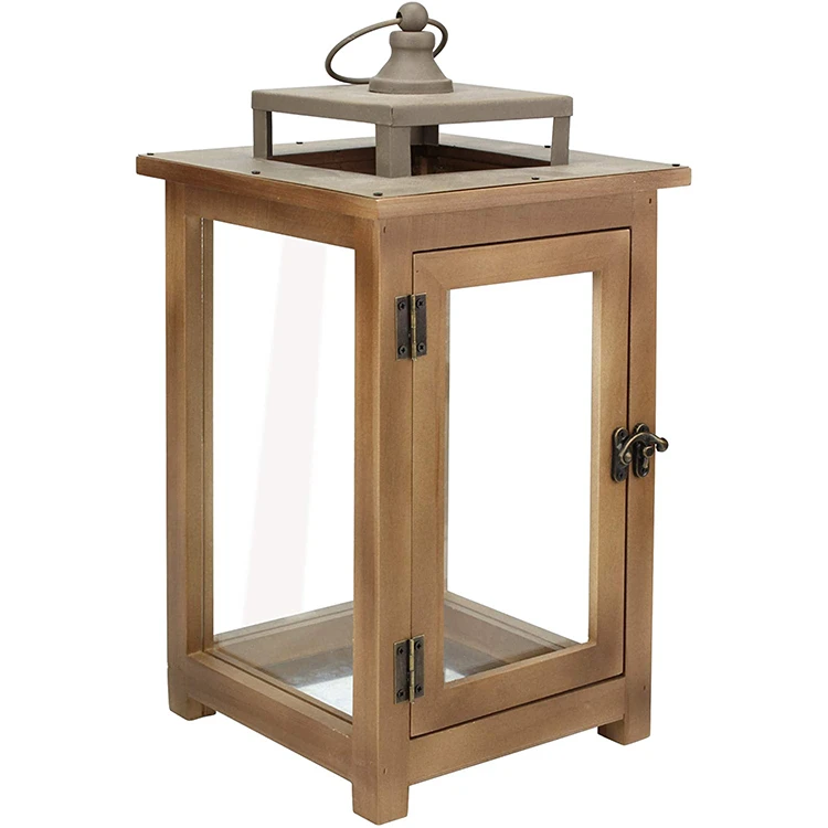 New Inventions Tidy Indestructible Simple Wood Lantern