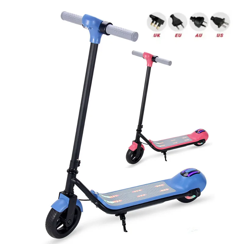 CH723 Eu US European Warehouse Scooter Electrique 110W 14KM/H E Scooter Pink Electric Scooter For Kids