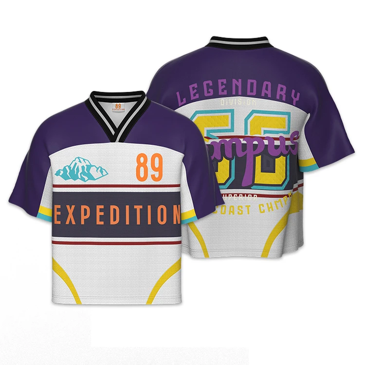 Youth Campus Team Boxy Cropped Jersey Custom High Quality American Football Jersey