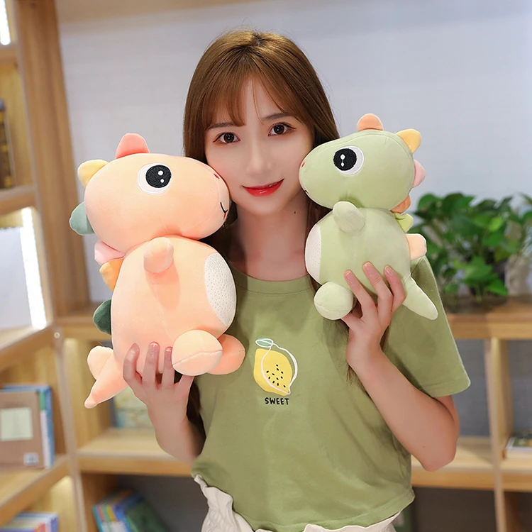Wholesale cute dragon doll cartoon dinosaur soft plush animal new dinosaur plush pillow sofa cushion for children