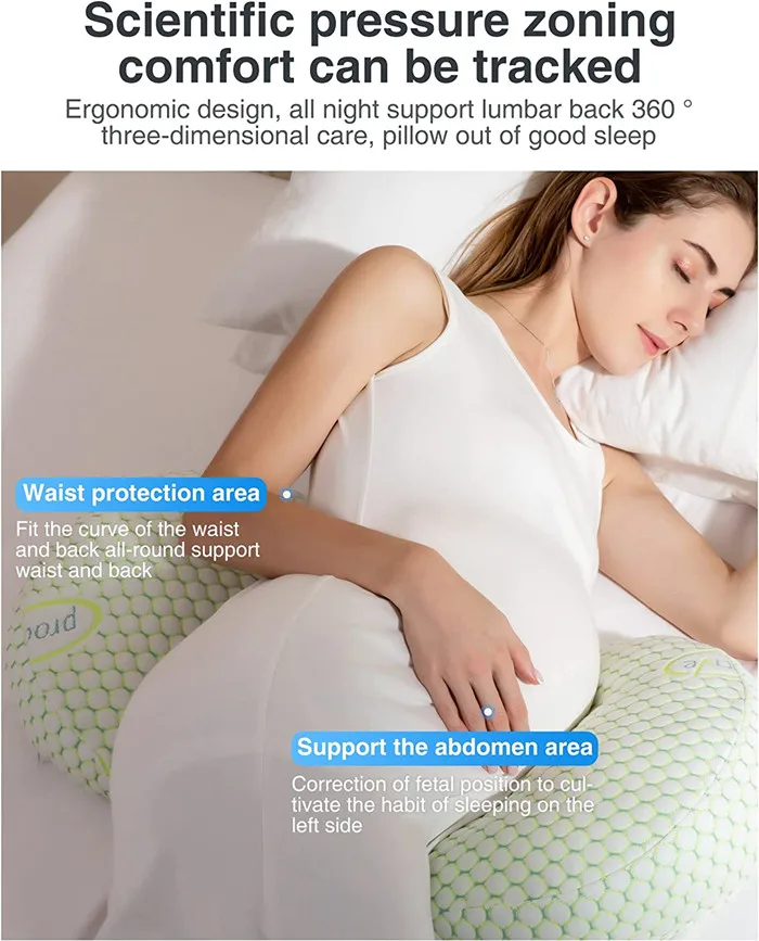 2024 Popular Versatile Comfortable  Waist Pregnancy Body Pillow For Pregnant Women Pregnancy Belly Pillow
