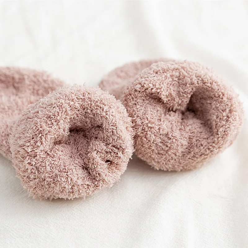 Fashion Woman Fluffy Fuzzy Warm Room Slipper Socks Warm Winter Women Indoor Sofa Sleep Fuzzy Floor socks