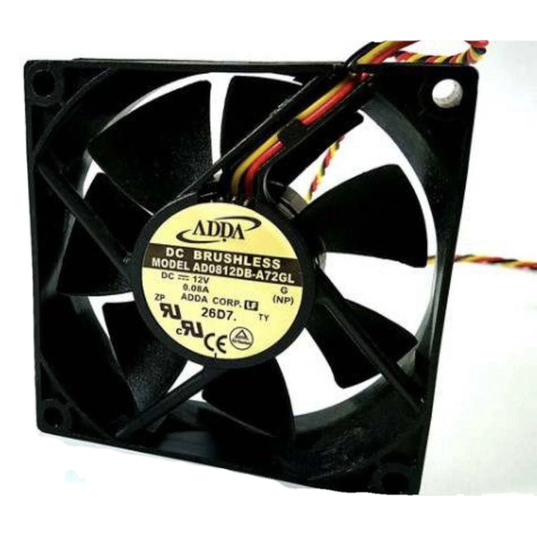 Новый оригинальный Адда 24 В 48 DC12V 0.08A AC 8025 8 см AD0812DB-A72GL с двойным шариком охлаждающий вентилятор большого объема воздуха