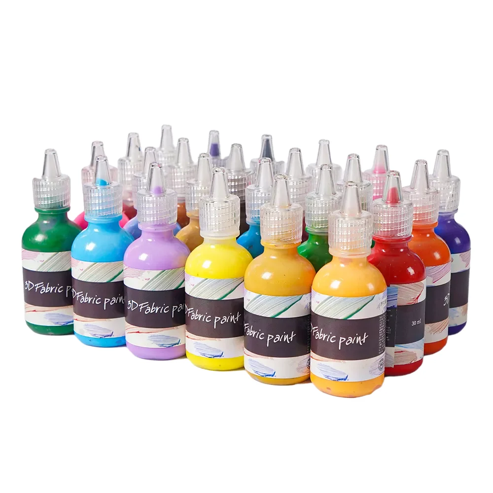 New product wholesale art supplies diy paint t-shirts tie-dye kit fabric fabric gold tube paints for children
