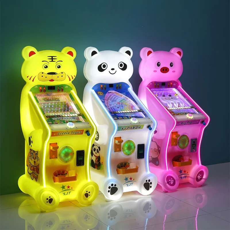 Cartoon animal series pinball machine arcade game children electric coin operated pinball video game machines