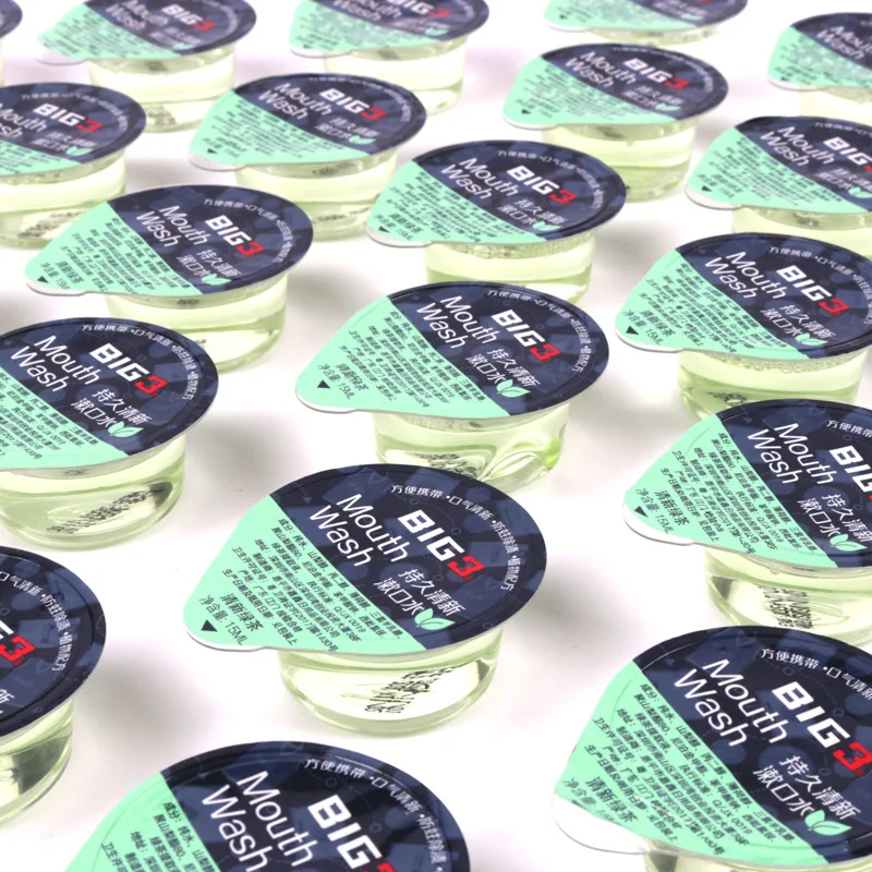 Fruit Flavors Refreshing Mouth Wash 15ml Travel Size Mouthwash