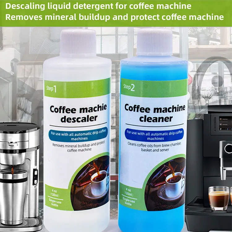 Coffee machine cleaning liquid cleaner kit espresso coffee machine descaling liquid