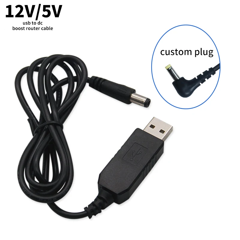 USB к DC 5 5*2 1 мм разъем повышающий провод от В до 12 постоянного тока Удлинительный преобразователь питания Wifi маршрутизатор модем