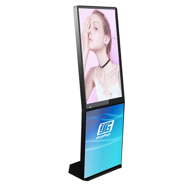 32 inch standalone billboard indoor led digital signage and displays with magnetic led light box