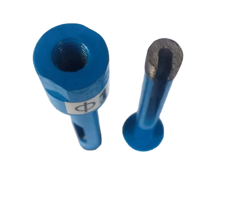 Diamond stone hollow bit engineering water drill thin wall three-piece drill pipe