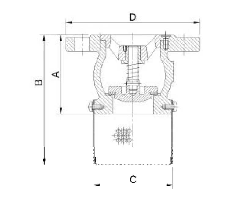 Низкая цена DN50 до DN300 ISO стандартный ножной клапан