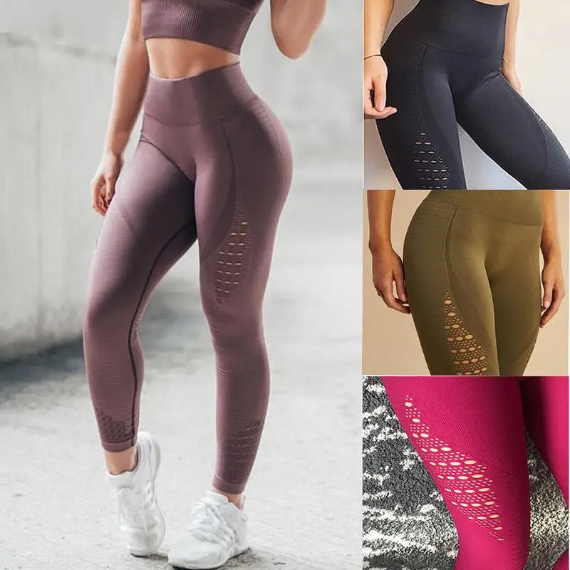 Womens seamless bamboo leggings fitness sports sublimation leggings compression leggings