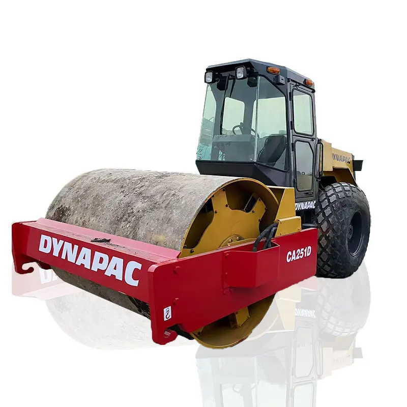 Used Second hand Dynapac CA251D Road Roller high efficiency and engine power Dynapac CA25D Used Road Compactor