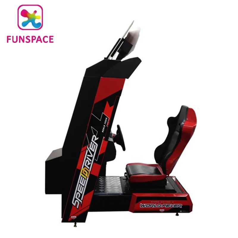 Arcade Car Simulator Speed Racing 4 Game Machine Coin Operated Games Fast Car Furious Racing For Game Zone