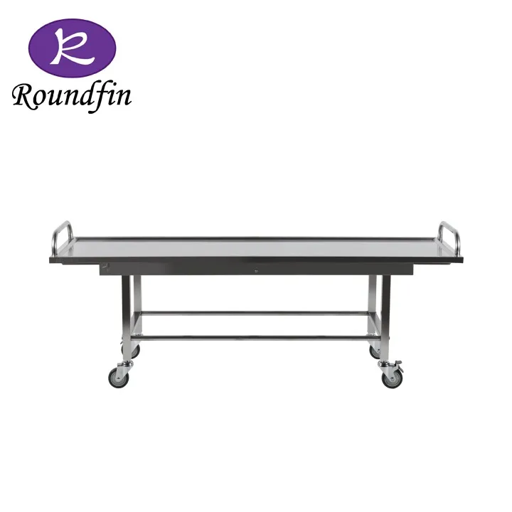 Funeral Embalming Table Leg foldable/Autopsy table/Mortuary trolley