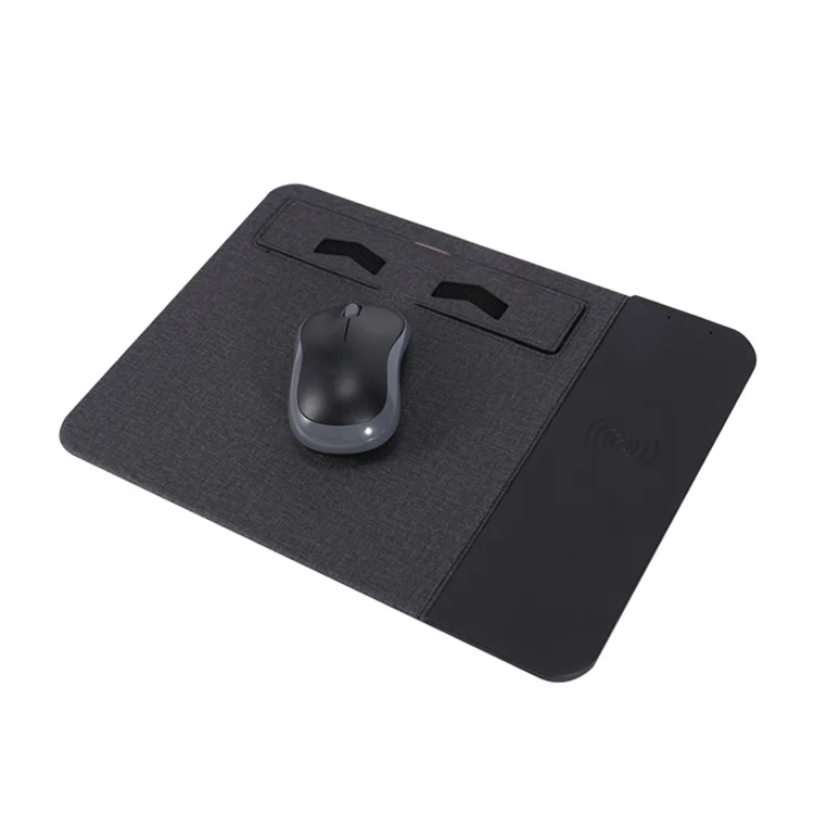 Dual-use Office Desk Mobile Phone Qi Wireless Charging Mouse Pad Charger Mice Mat