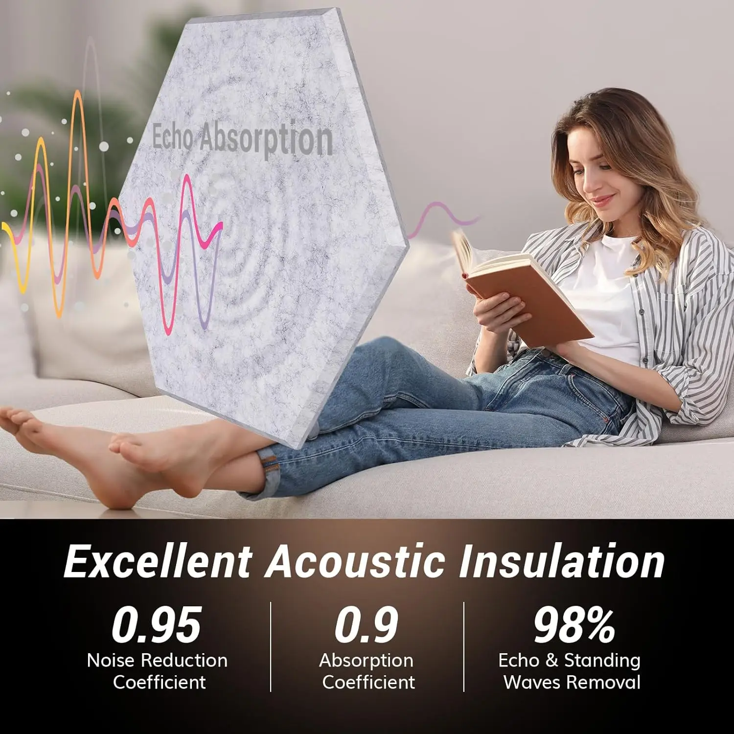 soundproofing materials sound isolating decorative acoustic panels hexagon wall panel