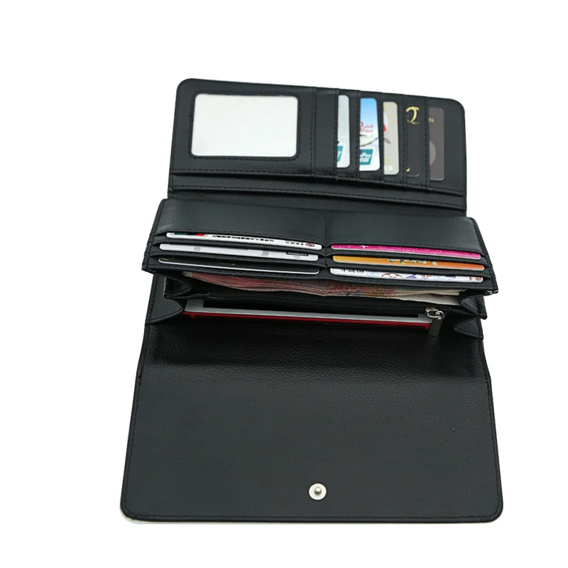PU Leather Women Phone case Blanks Sublimation Ladies Wallet With Zipper for
