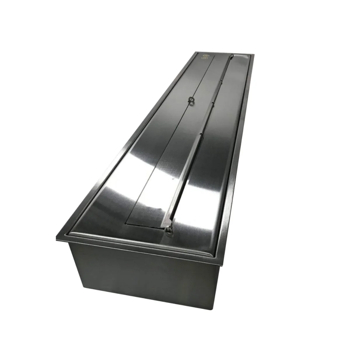 1200mm Modern Freestanding Bio Ethanol Fireplace Burner Fuel Inserted Decorate for Indoor Use for Villas Steel Metal Material