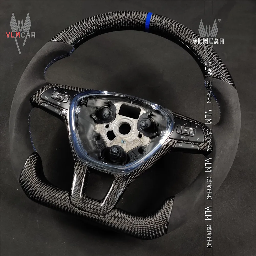 Private custom  carbon fiber steering wheel For VW Golf6/ MK6/Scirocco/Magotan/Polo/Bora