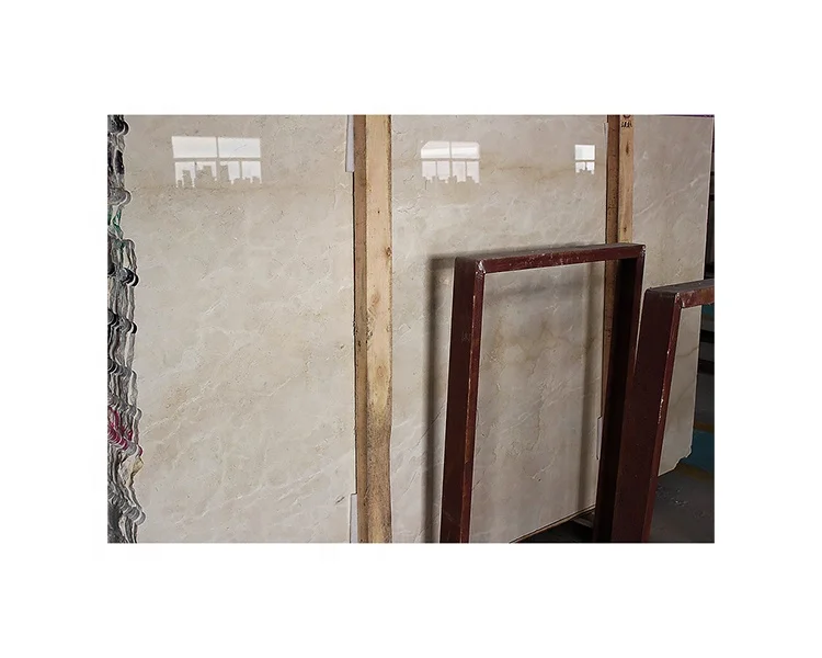 Real Stone Crema Color Marfil Beige Marble Tile For Bathroom Floor Flooring Stone Slab Tiles 48x48 Border Design Pictures
