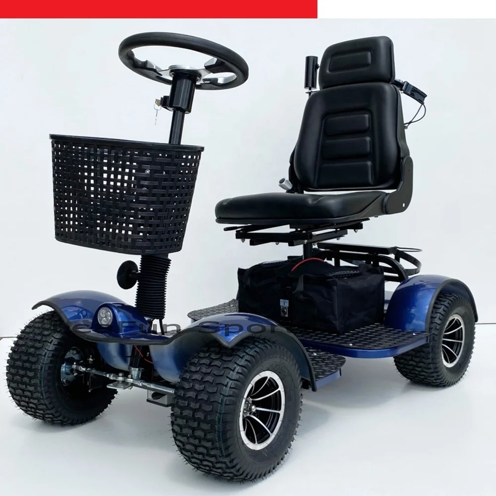 
Brand New Single Seat Golf Buggy With Luxury Seat , Luxury Fender Score Card Holder .1000W Motor .Autop Brake 