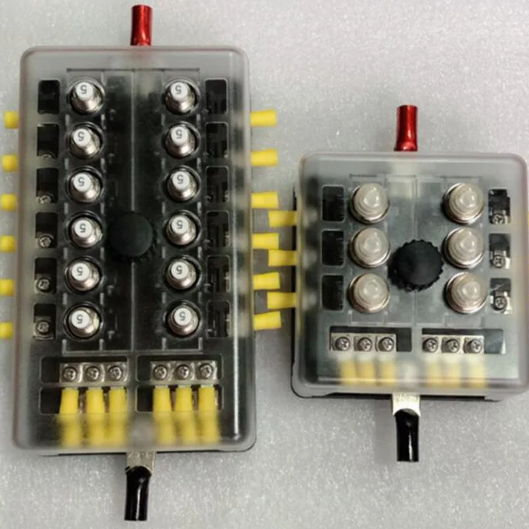 Waterproof DC Marine Truck Automotive Circuit Breaker Panel Block With Negative Bus Bar