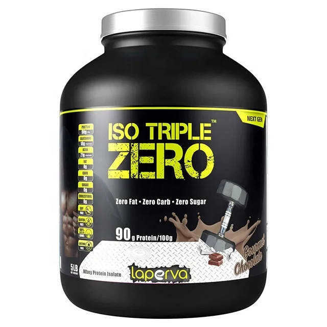 Порошок Сывороточного Белка Laperva ISO Triple Zero, чистый сывороточный белковый изолят для бодибилдинга шоколада, 2,25 кг