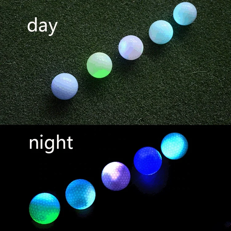 High Quality Golf Ball Led Glow Golf Driving Range Balls Outdoor Night Light Practice Training Golf Balls