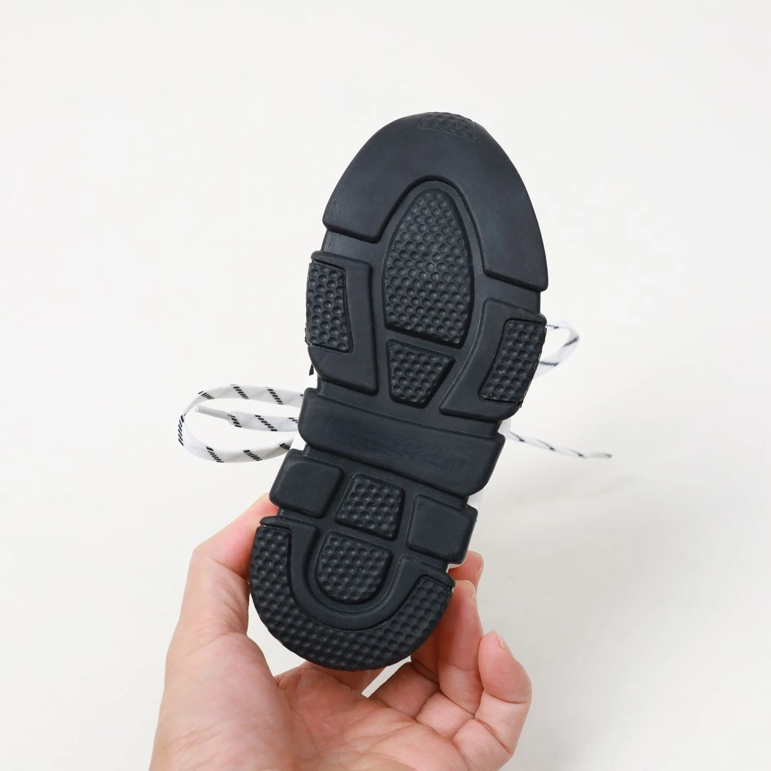 2022 Girls Boys High Top Mesh Sock Sneakers Toddler/Little/Big Kid Casual Fashion Footwear Children School Lace-Up Brand Shoes