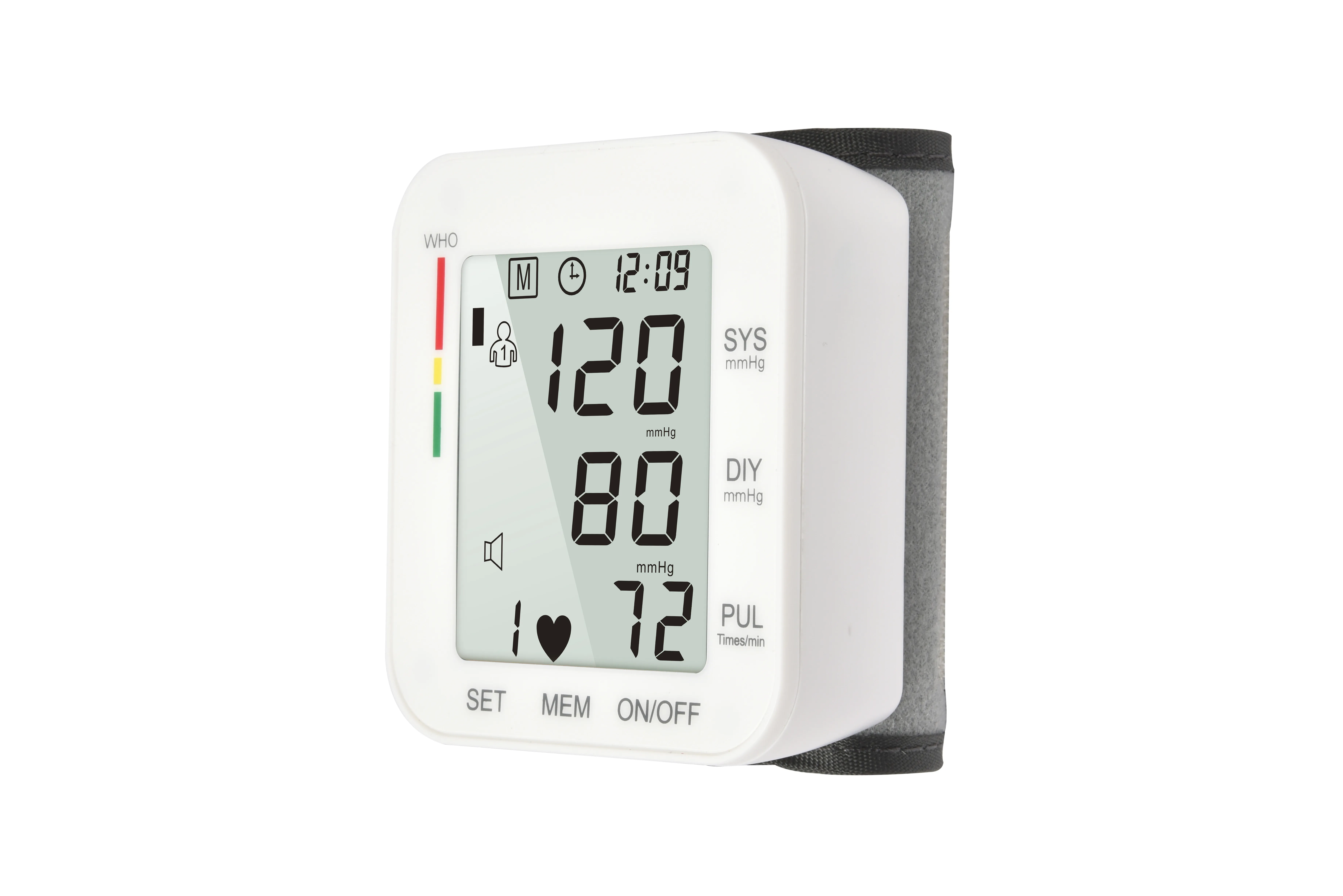 CE Certified sphygmomanometer health medical wrist blood pressure monitor  with voice